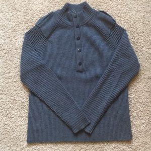 Banana Republic Half-zip wool sweater